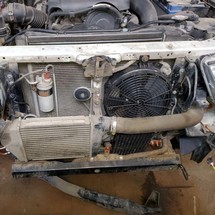 Установка штатного радиатора охлаждения автоматической трансмиссии на автомобиль Mitsubishi PajeroSport 2.5D